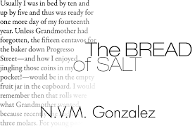 the bread of salt by nvm gonzales story